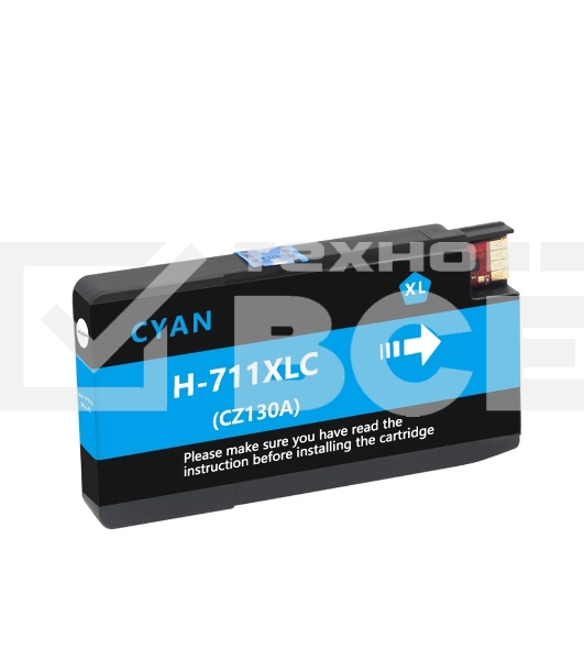Струйный картридж NV Print 711 (NV-CZ130A) Cyan для HP Designjet T120/T520 (27 мл)