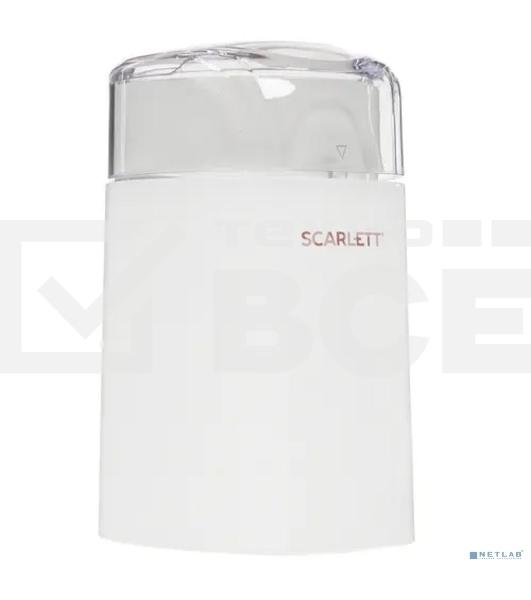 Кофемолка Scarlett SC-CG44506 160Вт сист.помол.:ротац.нож вместим.:65гр белый