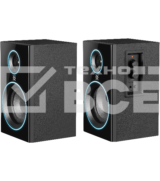 Акустическая 2.0 система Defender Solar 12 12 Вт, подсветка, BT, 230В