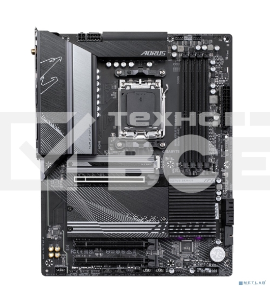 Материнская плата GIGABYTE B650 AORUS ELITE AX V2, AM5, AMD B650, 4xDDR5, 4xSATA, 3xM.2, 1xPCI-E 4.0 x16, 1xHDMI, 1xDP, 1xUSB-C 3.2 Gen 2, 5xUSB-A 3.2 Gen 1, 2xUSB-A 3.2 Gen 2, 4xUSB-A 2.0, 1x 2.5Gb LAN, 3x3.5 мм, 7.1, ATX