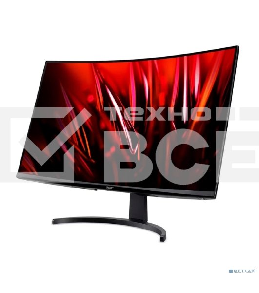 Монитор 31,5'' Acer Nitro ED320QXbiipx, ZeroFrame, Curved 1500R Black, 16:9, VA, 1920x1080, 1ms, 300cd, 240Hz, 2xHDMI(2.0) + 1xDP(1.2) + Audio out , sync: FreeSync