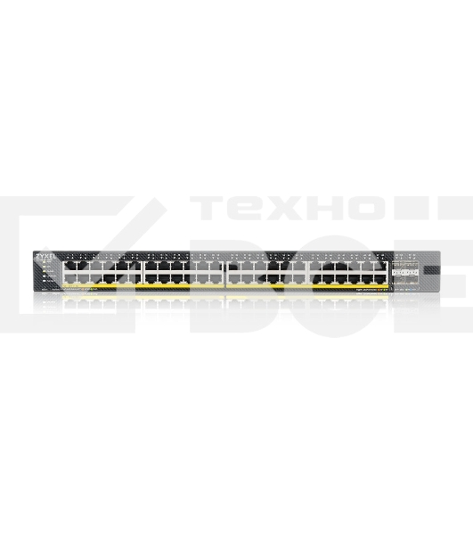 Коммутатор XGS1935-52HP, 52 Port Smart Managed PoE Switch, 48x Gigabit PoE and 4x 10G SFP+, hybrid mode, standalone or NebulaFlex Cloud, 375 Watt PoE