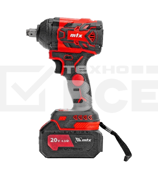 Гайковерт ударный аккумуляторный бесщет. CIWU-BL-20-600, Li-Ion, 20 В MTX