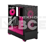 Компьютерный корпус без блока питания Fractal Design Pop Air RGb Magenta Core TG Clear Tint, Midi-Tower, 3x120мм RGb, 2xUSB-A 3.2 ATX, mATX, mITX черный/магента, фото6