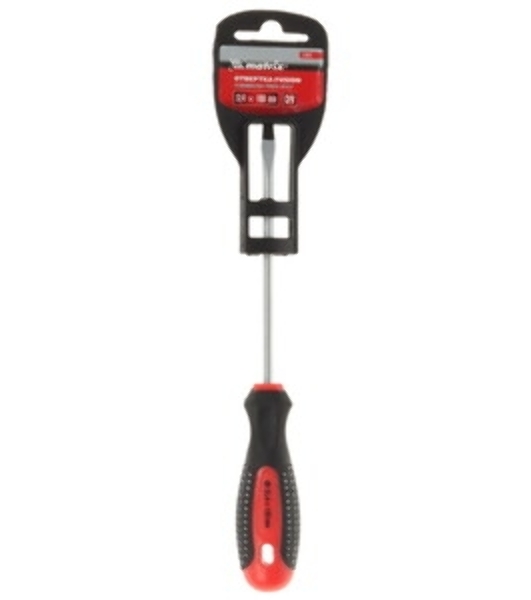 Отвертка Matrix Fusion 11412 SL4,0 х 100 мм, CrV, 3-х компонентная рукоятка 'anti slip'