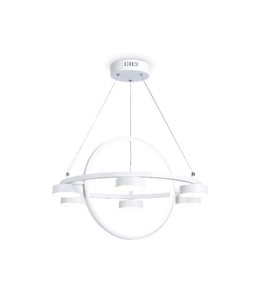 Светильник Ambrella light FL51772/2+6 WH белый 3000K/4200K/6400K 58W D600/380*1200 (ПДУ ИК)