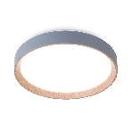 Потолочный светодиодный светильник Ambrella light FZ1320 GR/LWD серый/светлое дерево IP20 41W 3000-6400K D390*70 (ПДУ ИК), фото8