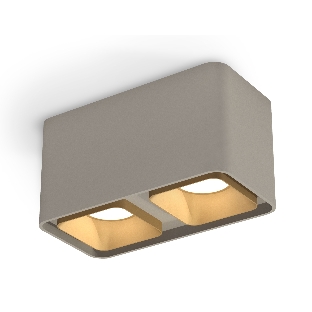 Светильник Ambrella Light XS7852004 SGR/SGD серый песок/золото песок MR16 GU5.3 (C7852, N7704)