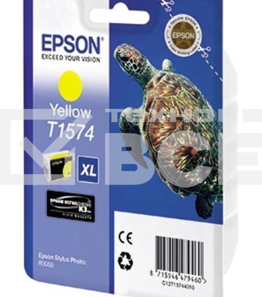 Картридж струйный Epson C13T15744010 желтый для Epson St Ph R3000 (850стр.)