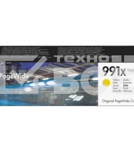 Картридж струйный HP 991X желтый PageWide Cartridge