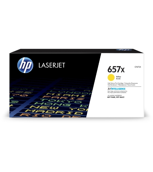 Картридж лазерный HP 657X желтый для HP CLJ MFP M681/M682 (CF472X) 23000 стр