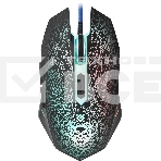 Мышь проводная Defender Shock GM-110L черный, 3200 dpi, USB, кнопки - 6, фото 1