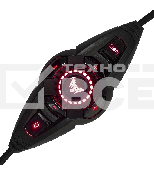 Гарнитура игровая CROWN CMGH-3100 Black&red
