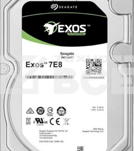 Жесткий диск Seagate  HDD 4TB Exos 7E8 HDD ST4000NM003A 3.5