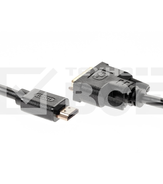 Кабель HDMI-DVI 5M LCG135E-5M TV-COM