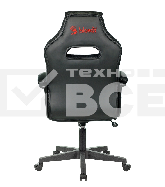Кресло игровое A4Tech Bloody GC-200, черный, эко.кожа, крестовина пластик