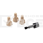 Соединительный изолирующий зажим с лепестками СИЗ-12 ø 11,2 мм (1-12,75 мм²), коричневый (10 шт./уп.) Rexant, фото2