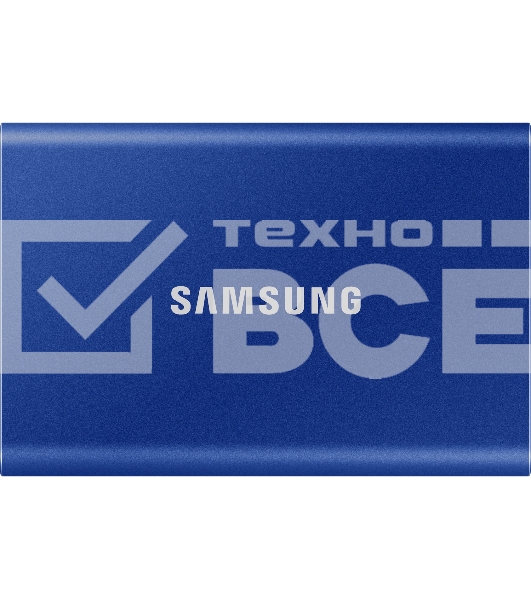 Внешний SSD Samsung T7, 2TB, USB 3.2 Gen 2 Type-C, R/W 1050/1000, синий