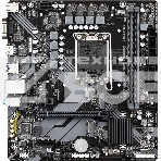 Материнская плата Gigabyte B760M H DDR4, LGA 1700, Intel B760, 2xDDR4, 4xSATA, 2xM.2, 1xPCIe 4.0 x16, 1xPCIe x1, 1xHDMI, 1xVGA, 1x 1Gb LAN, 2xUSB 2.0, 4xUSB 3.2 Gen 1, 3x3.5 мм, 7.1, Micro ATX, фото 1