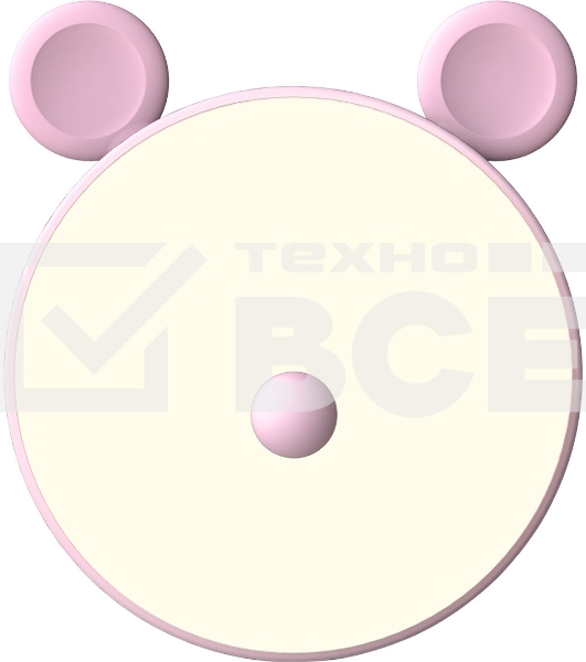 Ночник Gauss NN7024 мышка розовый