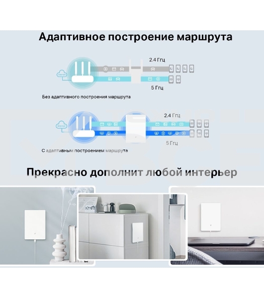 Повторитель беспроводного сигнала TP-Link Archer Air E5 AX3000 Wi-Fi белый