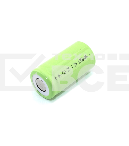 Аккумулятор Ni-Cd SC 1.2V 1300mAh