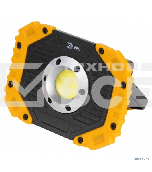 Фонарь светодиодный ЭРА 'Рабочие Практик' PA-802 прожектор аккумуляторный 15Вт COB 6 режимов