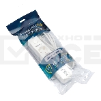 Сетевой фильтр Гарнизон EPS-3-CU2-W-2 2.0 Мультипорт 3р, 10А, 1xType-C PD, 2 х USB QC, 2м, ур.защиты 2+, белый, пак (21448), фото2