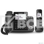 Телефон беспроводной (DECT) Panasonic KX-TGF320RUM серый металлик автооветчик АОН, фото2
