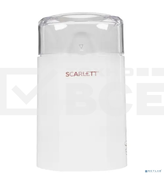 Кофемолка Scarlett SC-CG44506 160Вт сист.помол.:ротац.нож вместим.:65гр белый