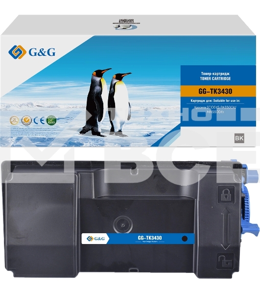 Картридж лазерный G&G GG-TK3430 TK-3430 черный (25000стр.) для Kyocera ECOSYS PA5500X/MA5500ifx