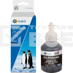 Чернила G&G GG-BT6000BK черный108мл для Brother HL-1110/1112A/1210/1212;DCP-1510/1512/1