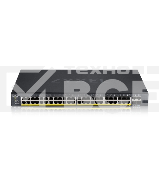 Коммутатор XGS1935-52HP, 52 Port Smart Managed PoE Switch, 48x Gigabit PoE and 4x 10G SFP+, hybrid mode, standalone or NebulaFlex Cloud, 375 Watt PoE