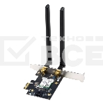 Сетевой адаптер Wi-Fi + Bluetooth Asus PCE-BE6500 BE6500 PCI Express 2ант., фото2