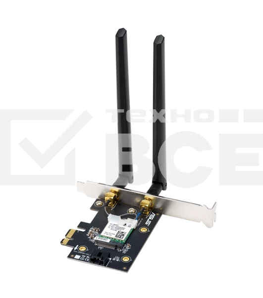 Сетевой адаптер Wi-Fi + Bluetooth Asus PCE-BE6500 BE6500 PCI Express 2ант.