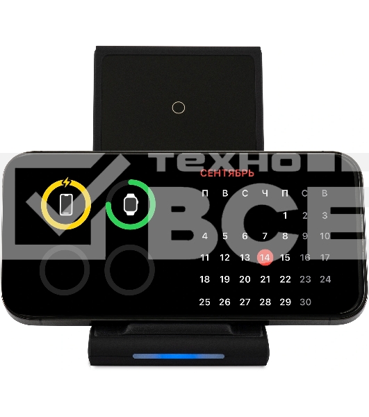Беспроводное зарядное устройство Buro CWC-QC5 15W 3A (QI) USB-C универсальное черный