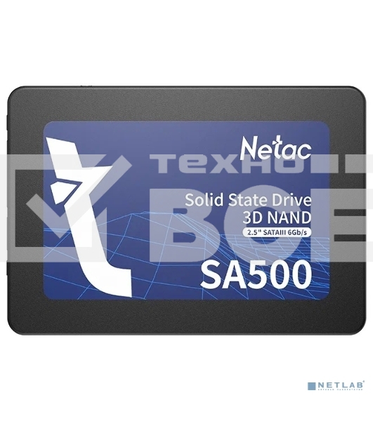 Накопитель SSD Netac SA500, 1Tb, SATA III, 2.5