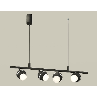Светильник Ambrella light XB9002550/4 SBK/FR/CL черный песок/белый матовый/прозрачный MR16 GU5.3 (С9002, С1102, N7160)