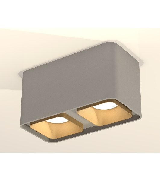 Светильник Ambrella Light XS7852004 SGR/SGD серый песок/золото песок MR16 GU5.3 (C7852, N7704)