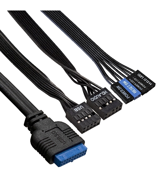 Компьютерный корпус Miditower ExeGate AA-442U2-UNS500 (ATX, БП UNS500 с вент. 12см, 1хUSB+2хUSB 3.0, аудио, черный)