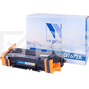 Картридж NV Print совместимый HP Q2672A Yellow для LJ Color 3500/3550/3700 (4000k)