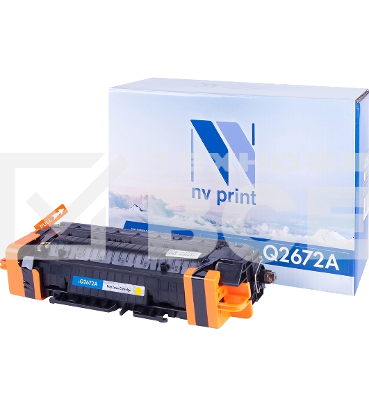 Картридж NV Print совместимый HP Q2672A Yellow для LJ Color 3500/3550/3700 (4000k)