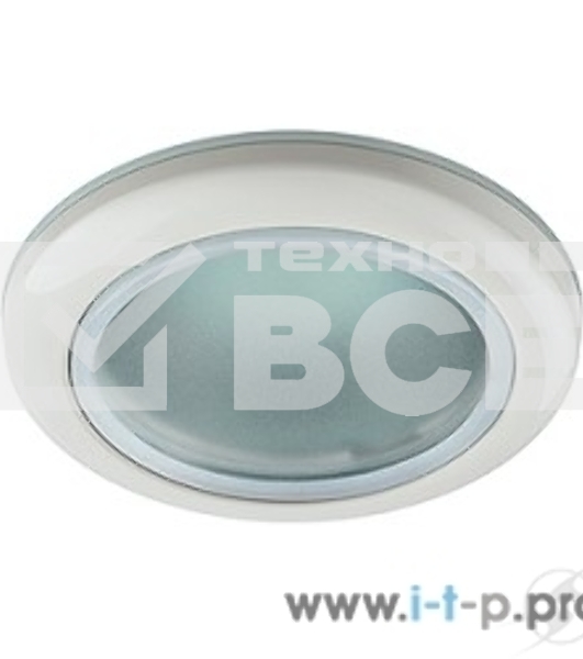 Настольные светильники ЭРА WR1 WH Светильник влагозащищенный MR16,12V/220V, 50W белый