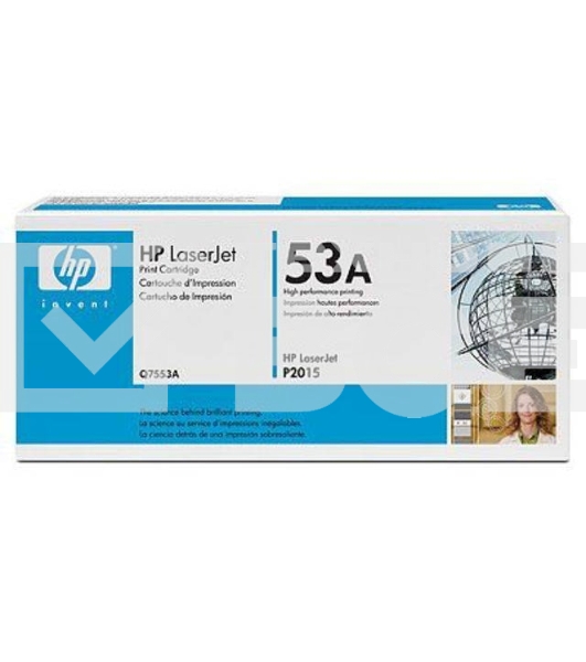 Картридж лазерный HP Q7553A черный для LaserJet P2015 3000 стр.