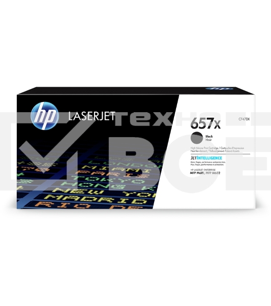 Картридж лазерный HP 657X черный для HP CLJ MFP M681/M682 (CF470X) 28000 стр