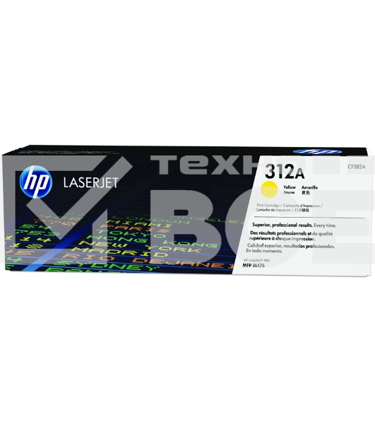 Тонер Картридж HP 312A CF382A желтый для HP CLJ Pro M476 (2400 стр.)