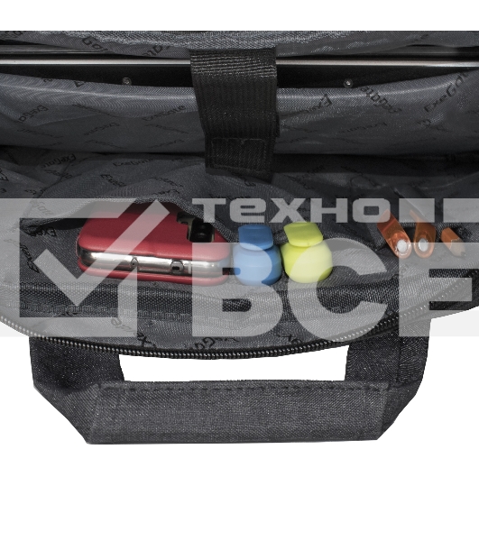 Сумка ExeGate Business ECC-215 Black, черная, полиэстер повышенной плотности 600D, 15.6