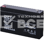 Аккумуляторная батарея SS CyberPower RC 6-7 / 6 В 7 Ач Battery CyberPower Standart series RC 6-7 / 6V 7 Ah, фото 1