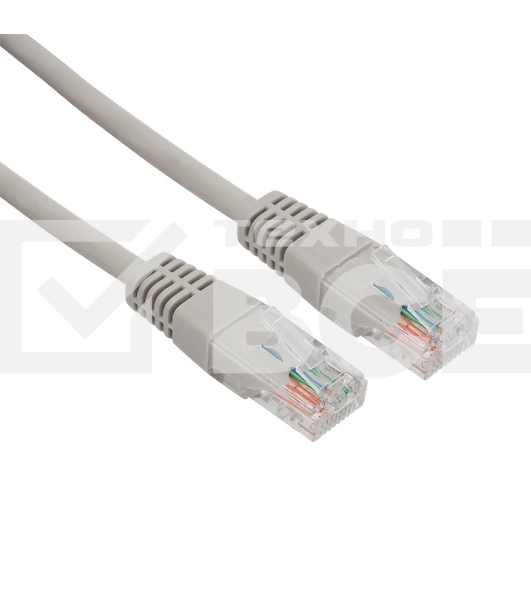 Rexant Пaтч-корд U/UTP, категория 5e, RJ45-RJ45, неэкранированный, LSZH серый, 0,5м