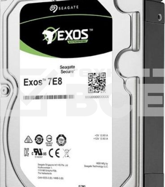 Жесткий диск Seagate  HDD 4TB Exos 7E8 HDD ST4000NM003A 3.5